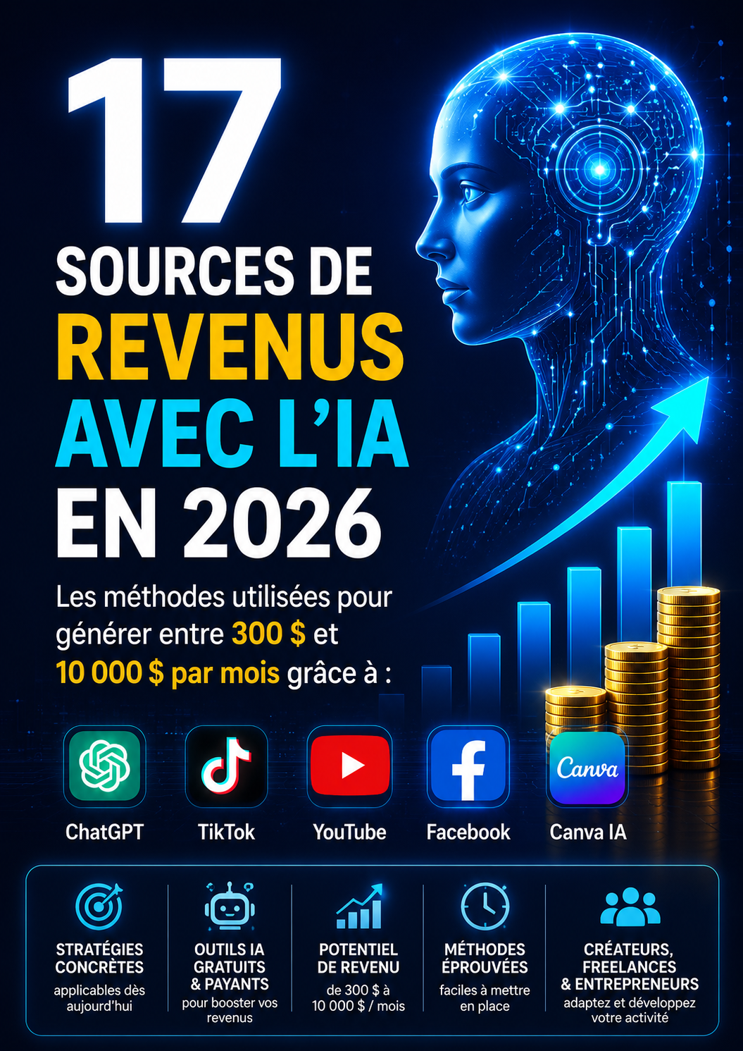 17 ressources de revenus avec l’IA en 2026